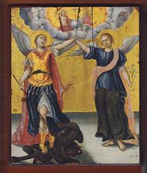 Archangels Michael And Gabriel 1772 A.christian Orthodox Icon. Free Shipping