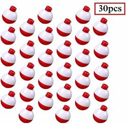 Vagyd Fishing Bobbers 30 Pcs 1 Inch Floats Fishing Tackle Accessories Hard  Abs Round Snap Red And White Fishing Bobber Prices, Shop Deals Online