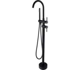 Black Free Standing Bath Tap With Hand Shower