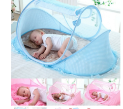Spring Winter 0-3 Years Baby Bed Portable Foldable Baby Crib With Netting Newborn Sleep Bed Travel