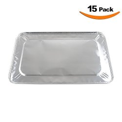 Xiafei Full Size Foil Steam Table Lids 15 Pack