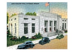 Us Post Office Hattiesburg Ms Jigsaw Puzzle Print 252 Pieces