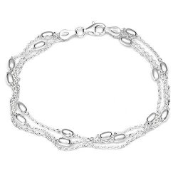 925 Sterling Silver Bracelet- Made In Italy