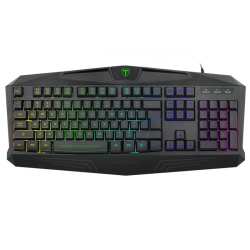 Tanker RGB|104KEY|25 Non-conflict|membrane Gaming Keyboard - Black