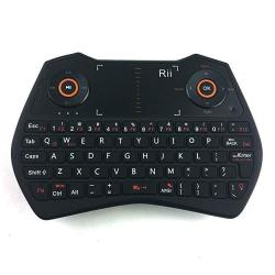 Rii MINI I28 2.4 Ghz Wireless Remote Mouse Voice Keyboard For Laptop PC Smart Tv Black