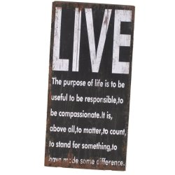 Wooden Wall Decor With Sayings And Quotes - 01