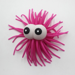 Hairy Squeeze Monster - Pink