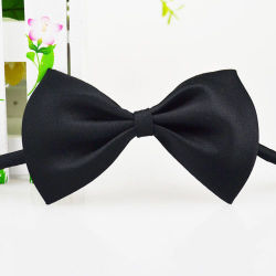 Bow Tie - Black - Child Size - Perfect For Toddler Or Infant For Page Boy Usher Or Christening