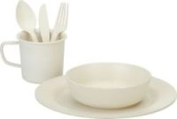 OZtrail Hikers Bamboo Dinner Set