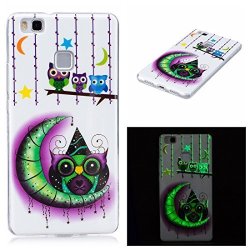 P9 Lite Case Huawei P9 Lite Phone Case Love Sound Luminous Noctilucent Glow In The Dark Case Drop Protection Shock Absorbent Soft Tpu Shell