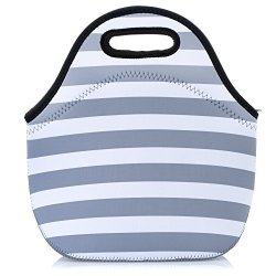 Neoprene Lunch Bag Eco Friendly Tote For Women And S Waterproof Insulated Travel Cooler Box Gray White St R2140 00 Home Neoprene Lunch Bag Eco Friendly Tote For Women And S Waterproof Insulated Travel Cooler Box Gray White St R2140 00 Home