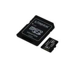 Kingston 64GB Micsdxc Canvas Select Plus 100R A1 C10 Card + Adp