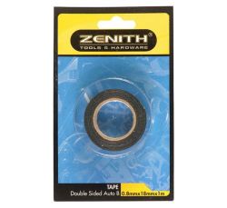 Zenith Double Sided Auto Tape 0.8X18MM X 1M - 5 Pack