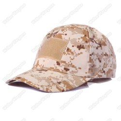 Special Forces Operator Cap Velcro Flag Blood Patch - Us Marine Digital Desert