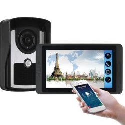 Ennio 7 Inch Touch Wifi Wired Video Doorbell Video Camera Phone Remote Call Unlock Video Intercom