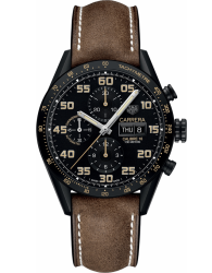 Tag Heuer Carrera Calibre 16 Chronograph Day Date Titanium Men's Watch