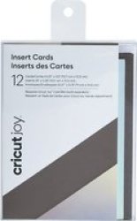 Joy Insert Cards Sampler - Grey And Silver Holographic 12 Pack - Compatible With Joy