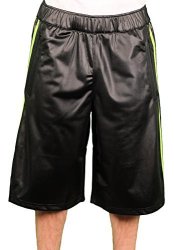 Maxi Milian Men's Tricot Training Shorts Black lime Size Xx-large