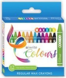 Colours Bulk Regular Wax Crayons 12 Pack Box Of 10 Packs