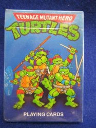 Teenage Mutant Hero Turtles Playing Cards 1990 Mirage Studios - Very Collectable