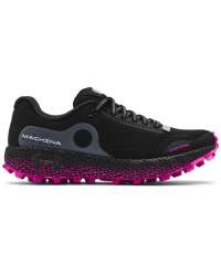 Women's Ua Hovr Machina Off Road Running Shoes - Black 7