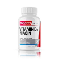 Biogen Platinum Biogen Niacin Vitamin B3 60'S