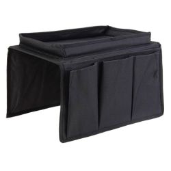 Home Office Multi Purpose Foldable Sofa Armrest Storage Organiser Bag - 54CM
