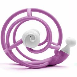 Mombella Squishy Snail Teething Toy|perfect For Sore Gums|gentle Rattles For Added Fun Easy Grasp For Little Hands|bpa Phthalate Pvc Latex Free|microwave Sterilizer And