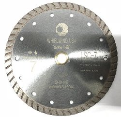Whirlwind Usa Lsc Dry Or Wet Cutting General Purpose Continuous Turbo Power Saw Diamond Blades For Concrete Masonry Brick Stone LSC7