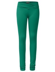Ne People Womens Solid Color Basic Cotton Spandex Yoga Pants S-3XL