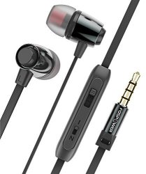 In-ear Headphone Earbuds Fospower Tangle Free Flat Cord Noise Isolating Earphone W MIC & Audio Control For Iphone 6S PLUS 6S IPAD MACBOOK Galaxy S8 Plus note 8