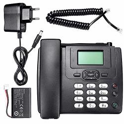 Pliab Home Phone Hot Fixed Wireless GSM Telephones Land Line - Desk Phone Sim Card Mobile Home Office Desktop Telephone Custody