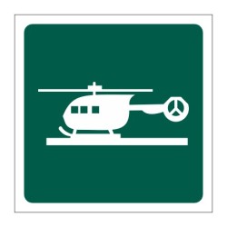 Ga 28 - "helicopter Pad" Safety Sign
