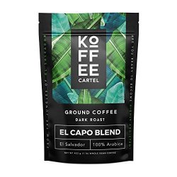 Coarse Ground Coffee French Press - 1 Lb Dark Roast Single Origin Espresso Coffee - Koffee Cartel El Capo Blend