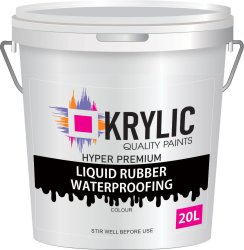 Hyper Premium Liquid Rubber Waterproofing - 5LT Terracotta