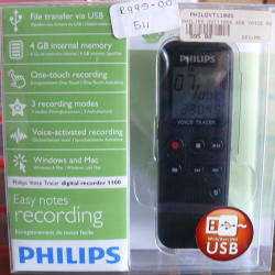 Philips Dvt1100s 4gb Voice Recorder