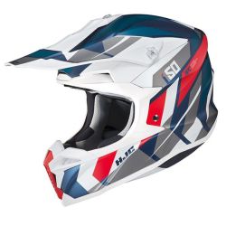 Hjc I50 Vanish White blue red Helmet