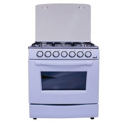Totai 6 Burner Gas Stove + Oven with FFD in White