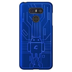 Cruzerlite LG G6 Case Bugdroid Circuit Tpu Case For LG G6 - Retail Packaging - Blue