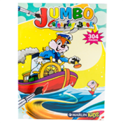 Marlin Kids Jumbo Colouring Book 304PG Retail Packaging No Warranty