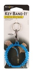 Key Band-it Stretch Wristband Key Holder 2.56 X .5 - Blue
