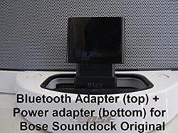 Bmr A2DP Bluetooth Music Receiver + Power Adapter For Bose Sounddock I Portable & Wave