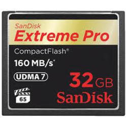SanDisk 32GB Extreme Pro Compact Flash Memory Card