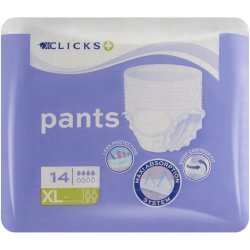 Clicks Incontinence Adult Pants XL 14 Pants