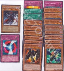 Yugioh Blackwing Deck Builder Lot 20 Cards Set With Free Yugioh Figure Toy