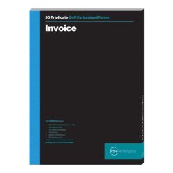 Rbe A4 Invoice Triplicate Books Pack Of 2