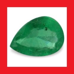 Emerald Natural Brazil - Nice Green Pear Facet - 0.105cts