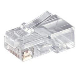 RJ45 10 Pack Modular Plug For Round Cables