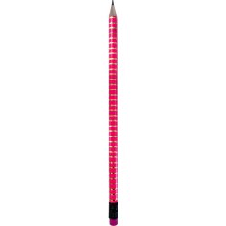Hb Pencil - Pink Striped