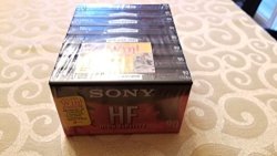 Sony Hf 90 High Fidelity Normal Bias C-90HFL Audio Cassettes - 8 Pack